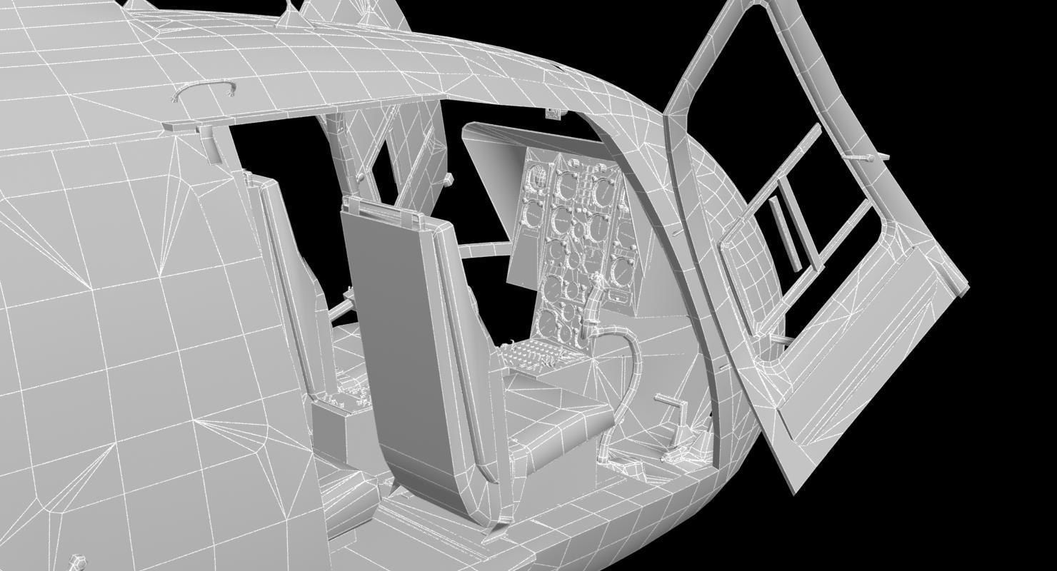 MBB BO-105 3D model_38