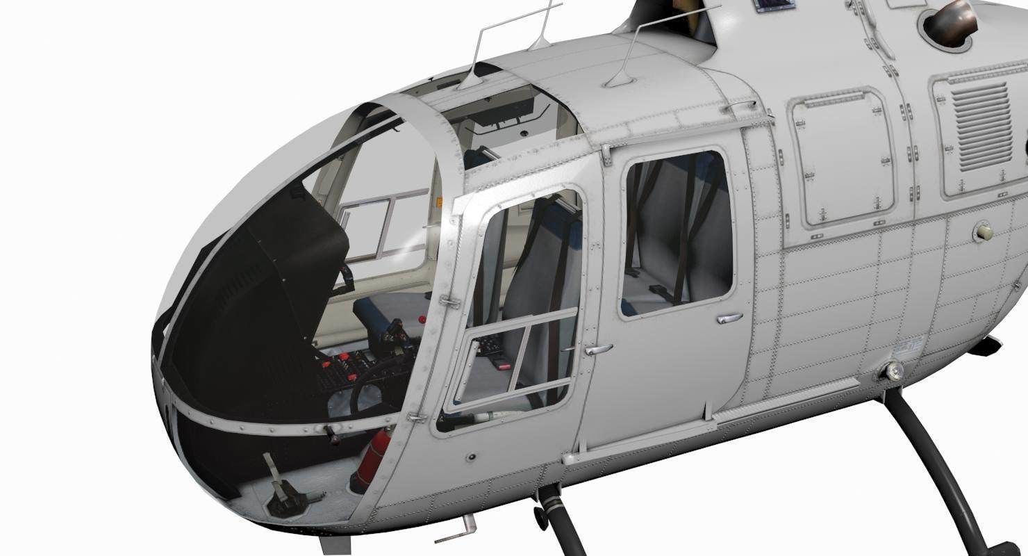 MBB BO-105 3D model_9