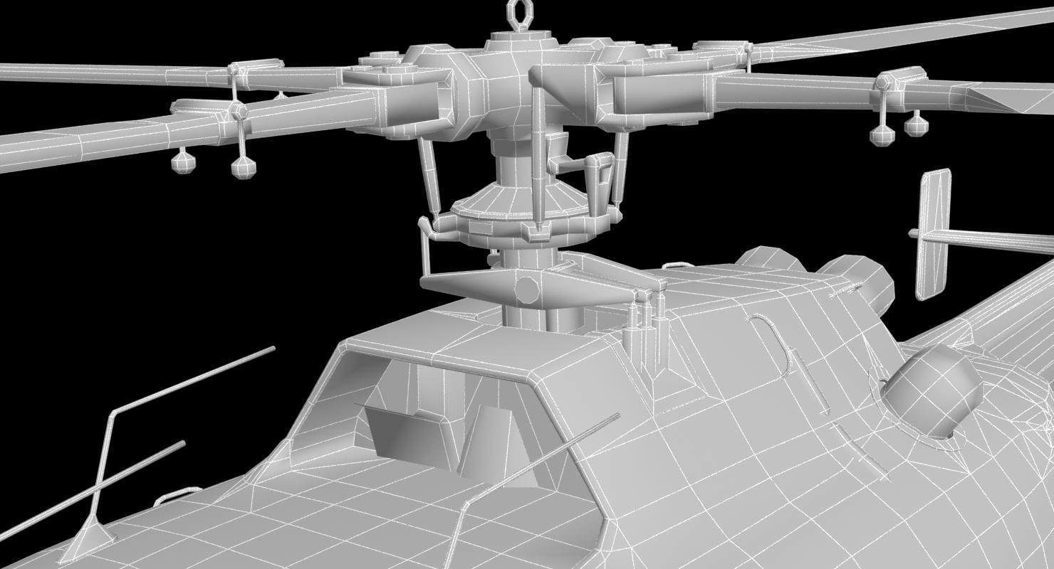 MBB BO-105 3D model_36