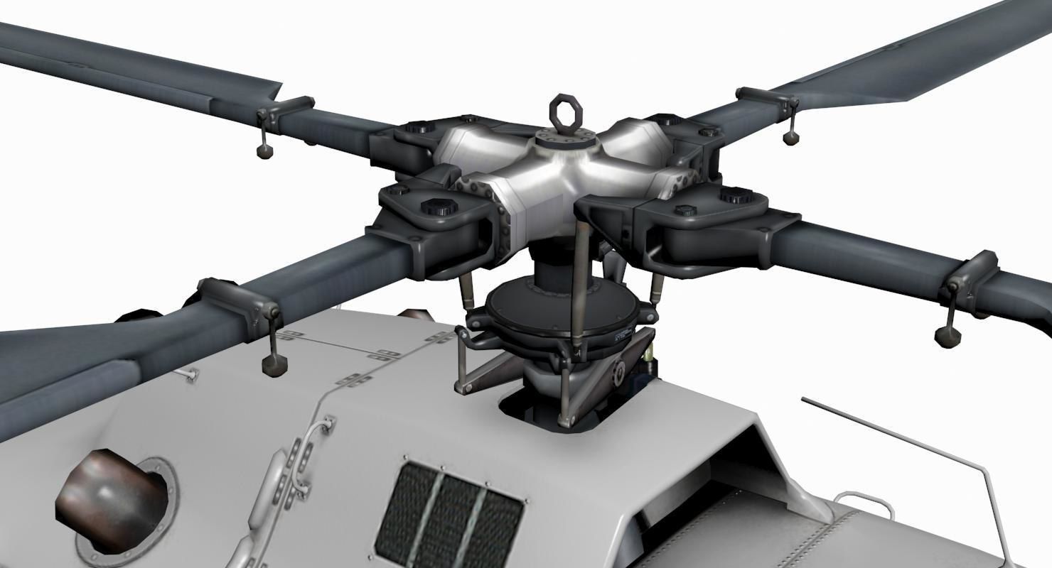 MBB BO-105 3D model_11