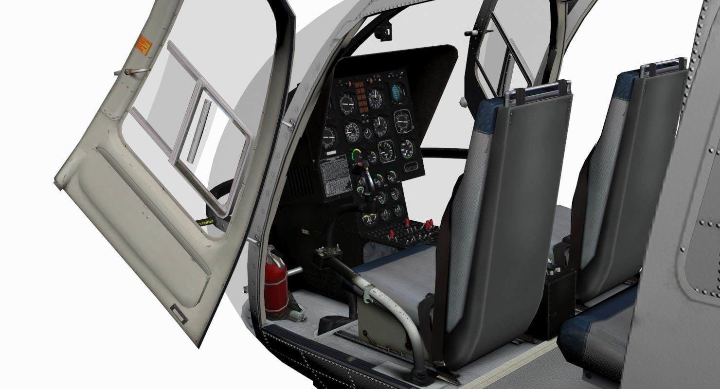 MBB BO-105 3D model_17