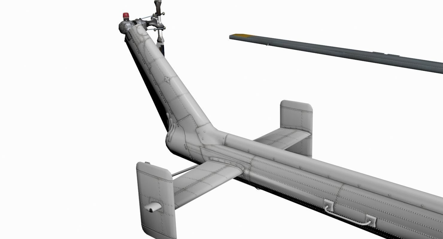 MBB BO-105 3D model_4