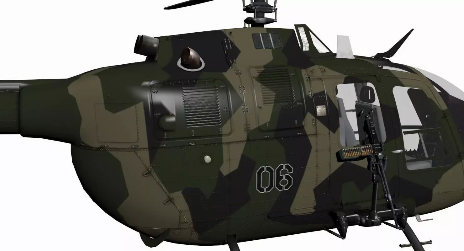 MBB BO-105M 3D model_0
