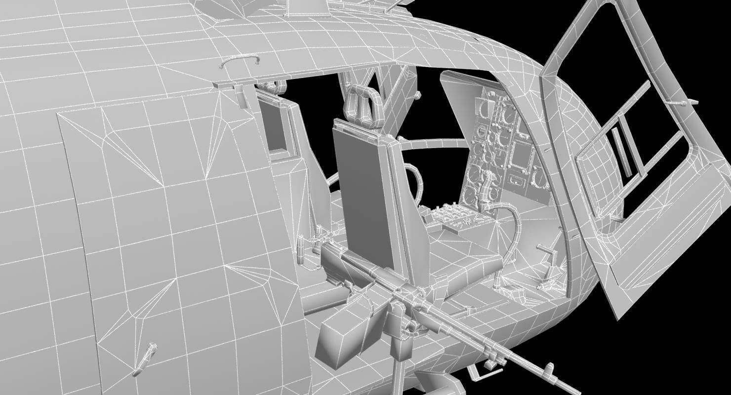 MBB BO-105M 3D model_41