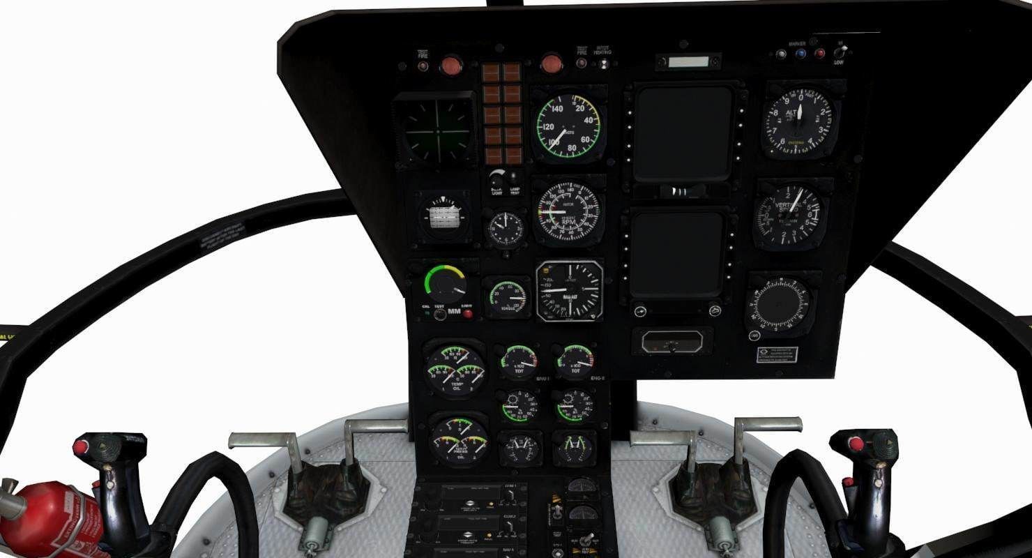 MBB BO-105M 3D model_21