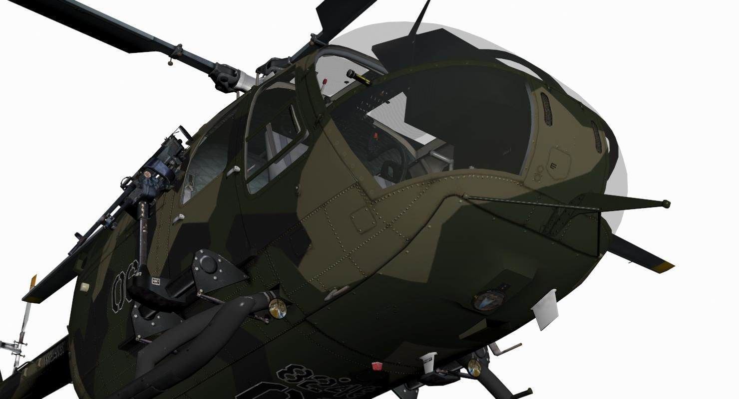 MBB BO-105M 3D model_1