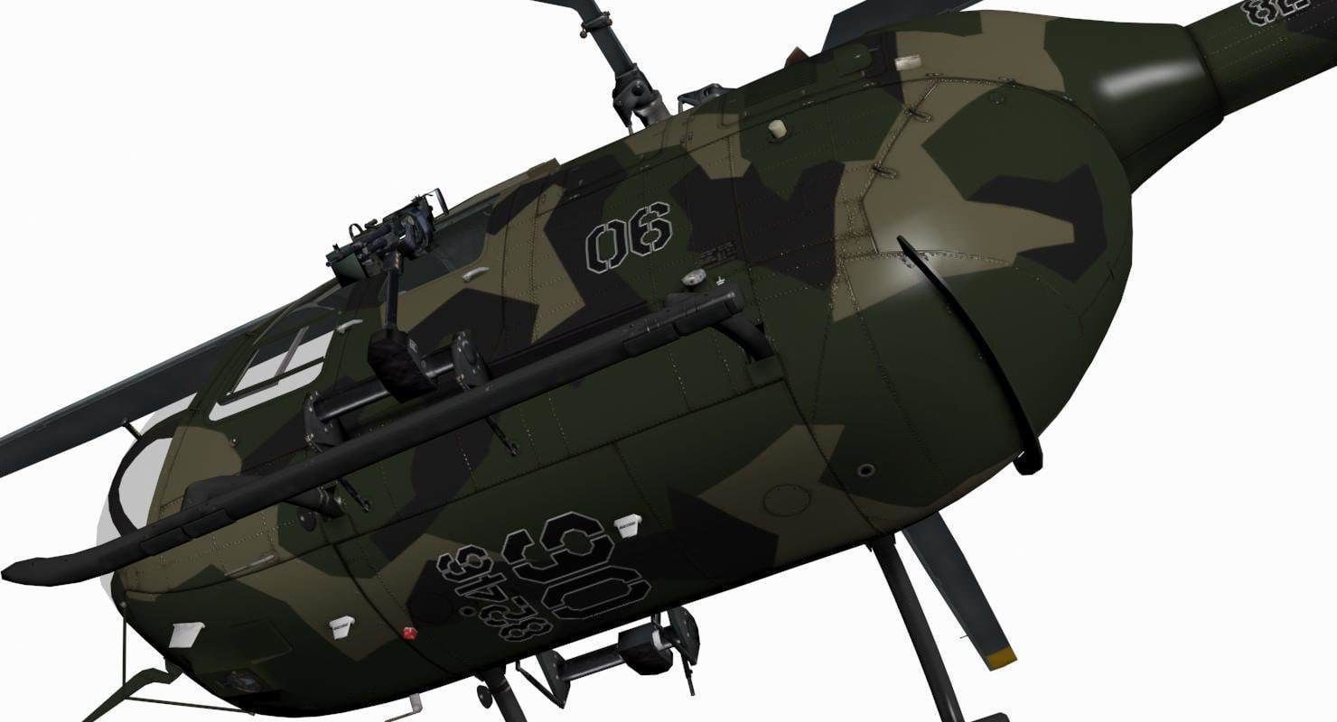 MBB BO-105M 3D model_9