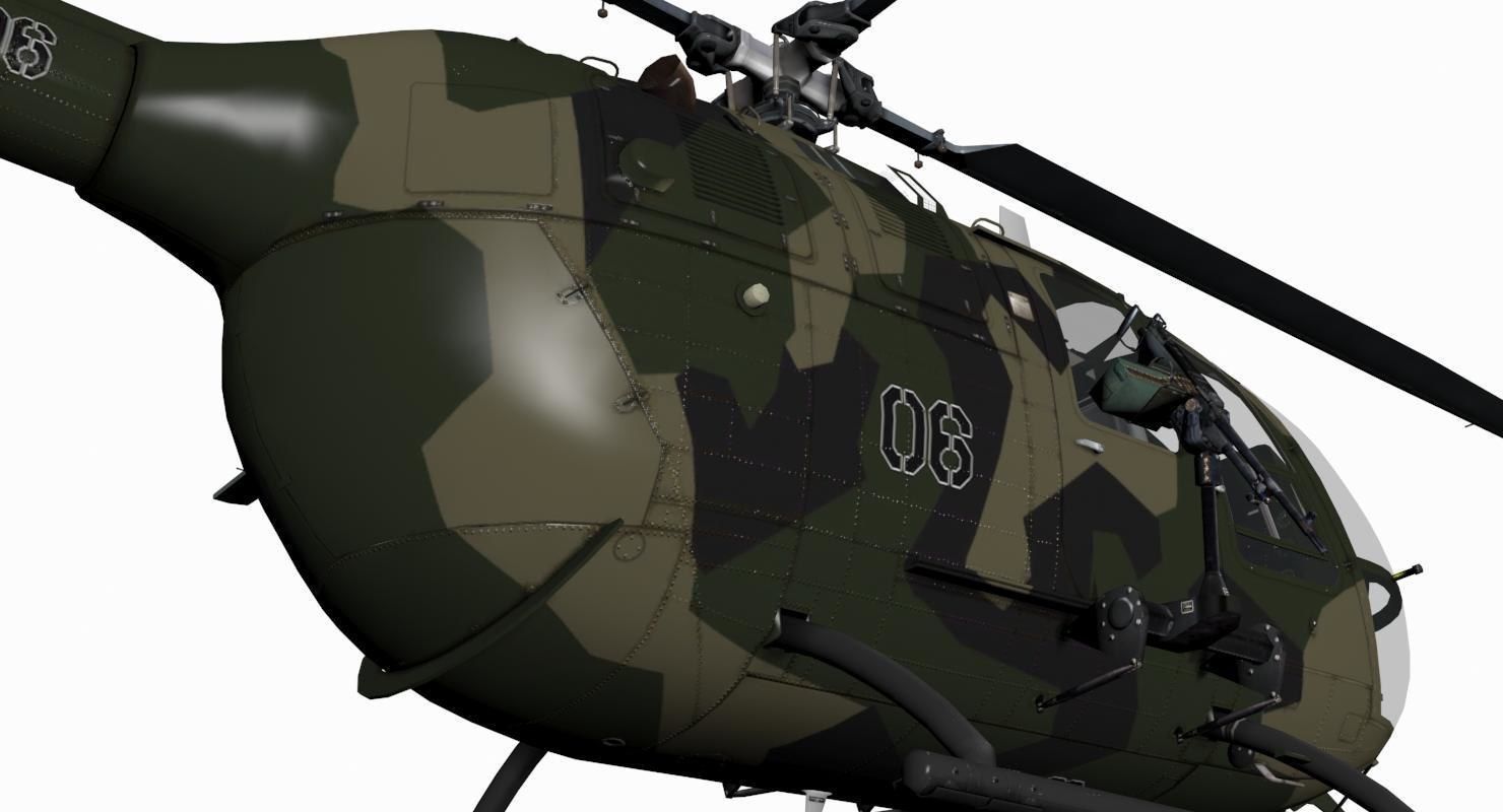 MBB BO-105M 3D model_2