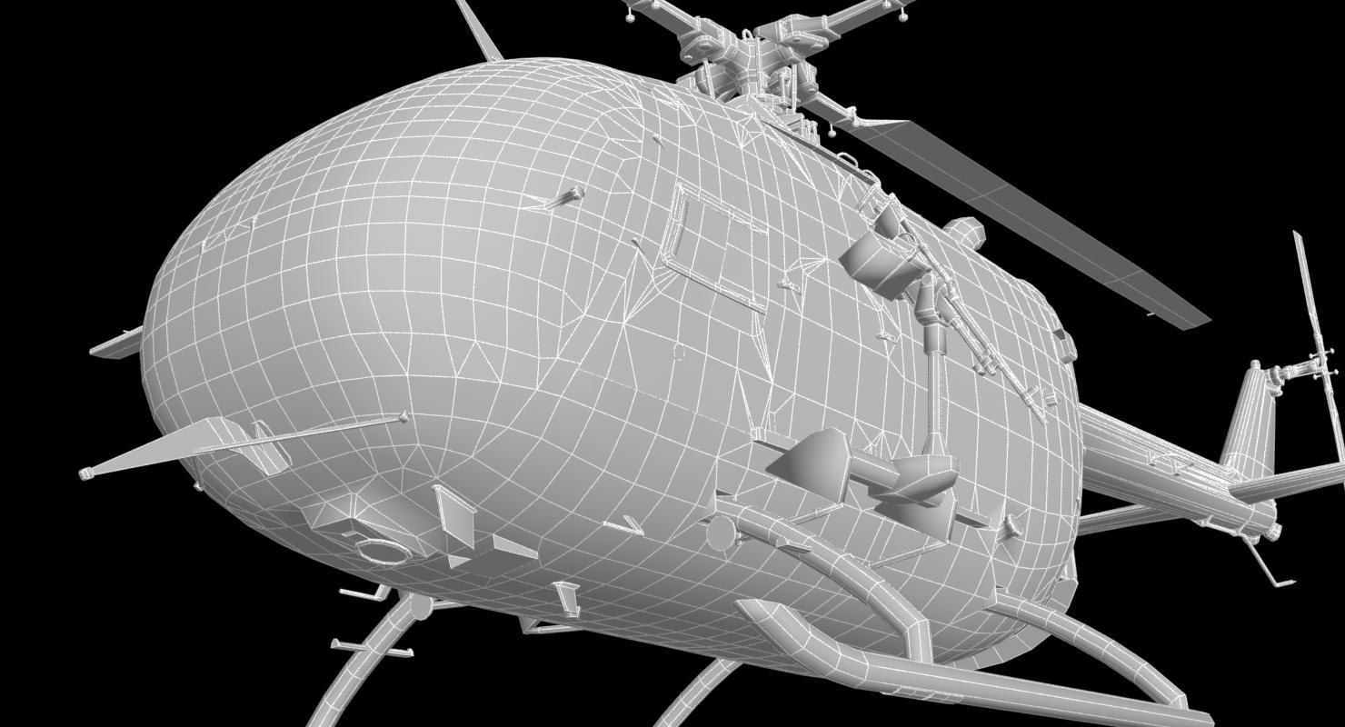 MBB BO-105M 3D model_36