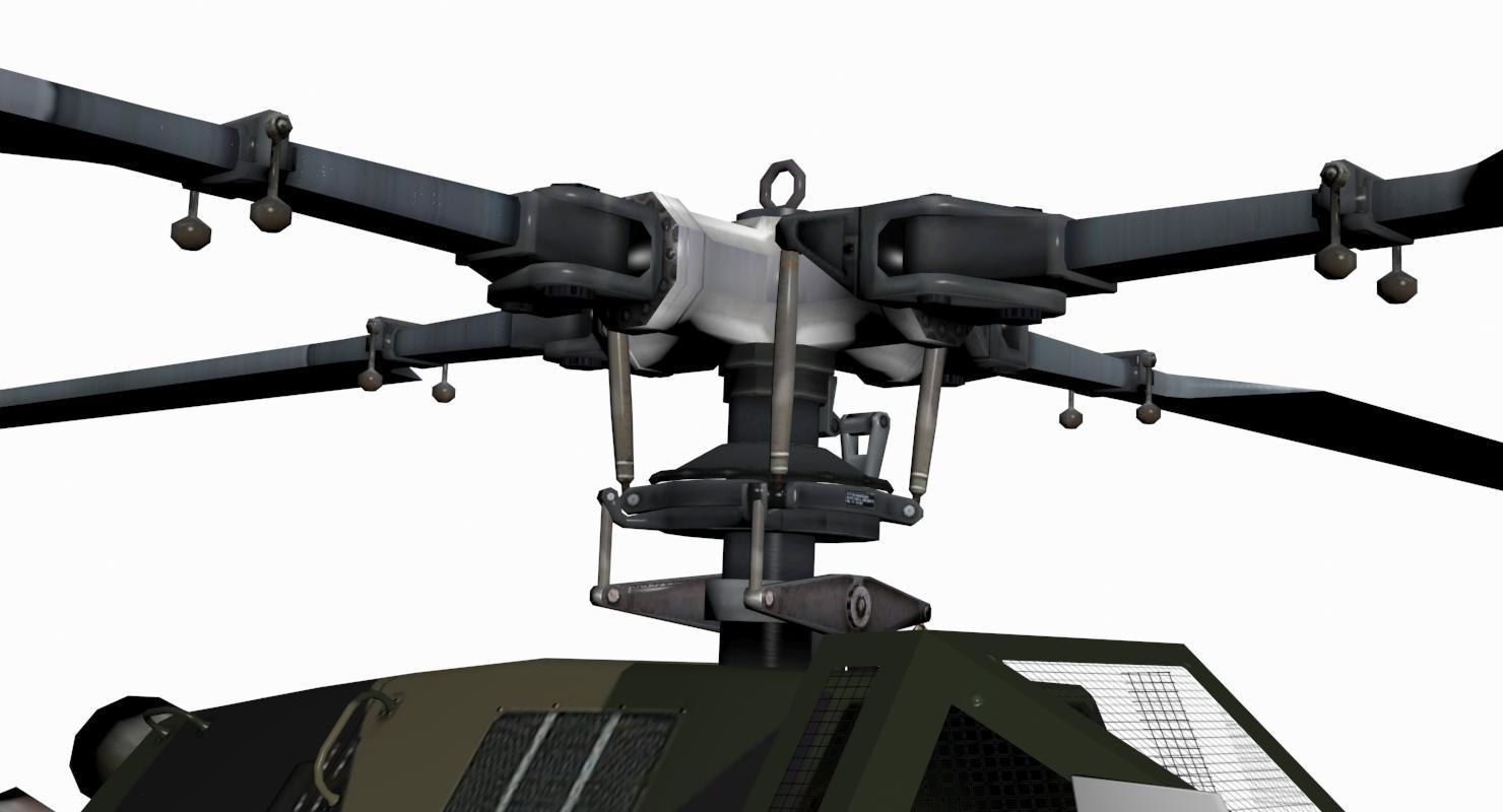 MBB BO-105M 3D model_13