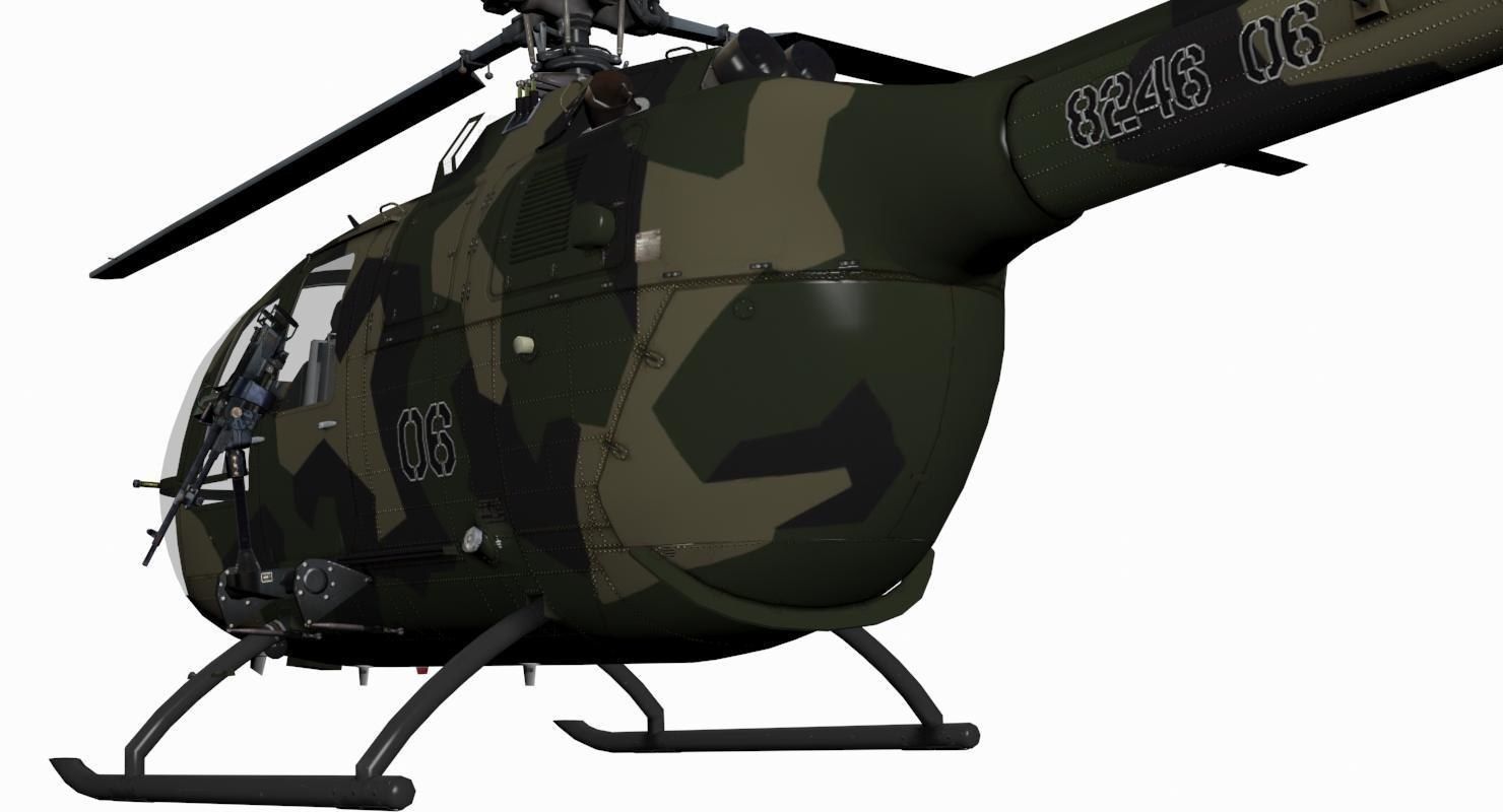 MBB BO-105M 3D model_8
