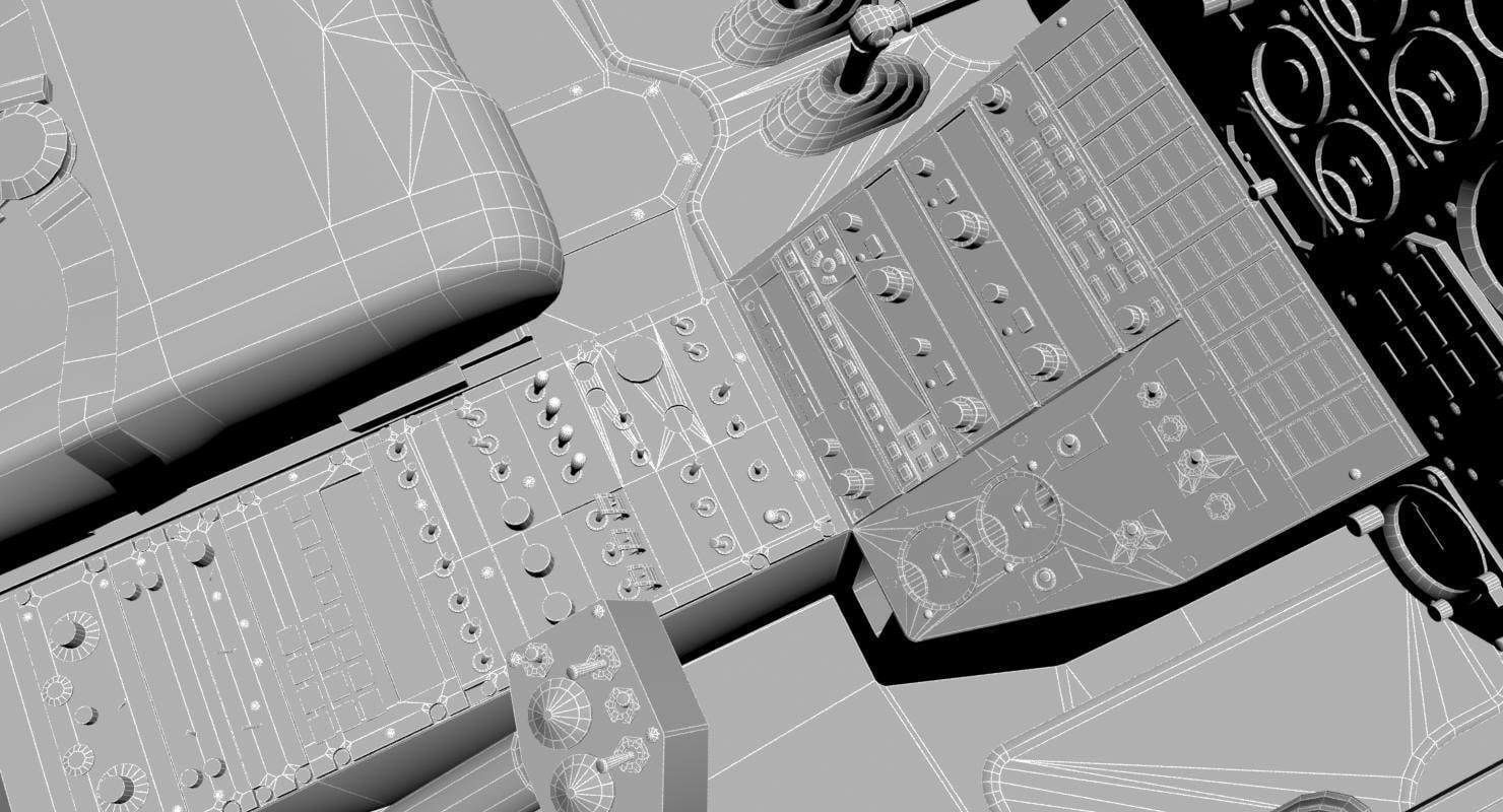 MBB-Kawasaki BK-117 3D model_46