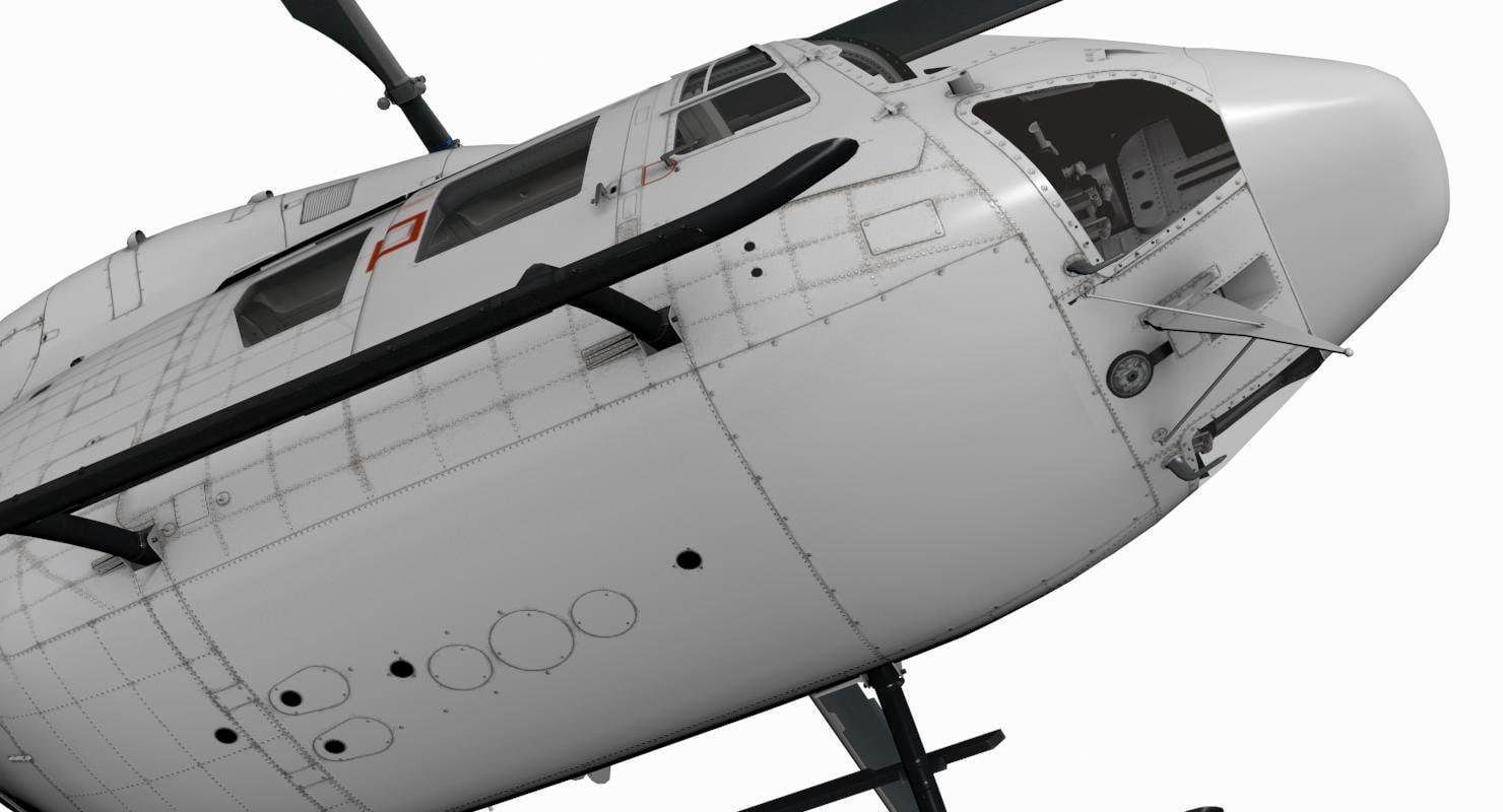 MBB-Kawasaki BK-117 3D model_15