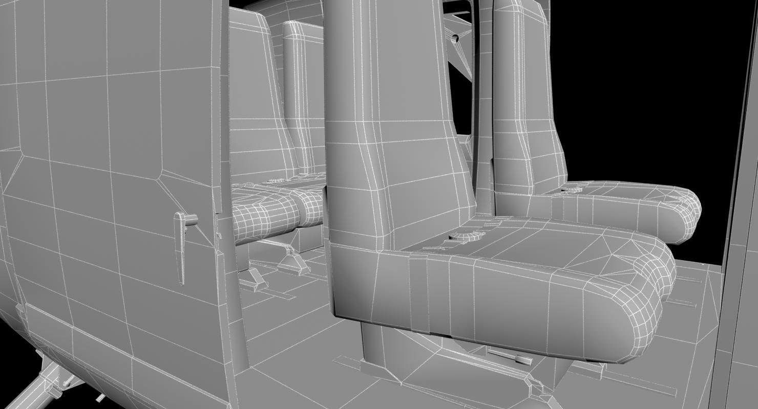 MBB-Kawasaki BK-117 3D model_49