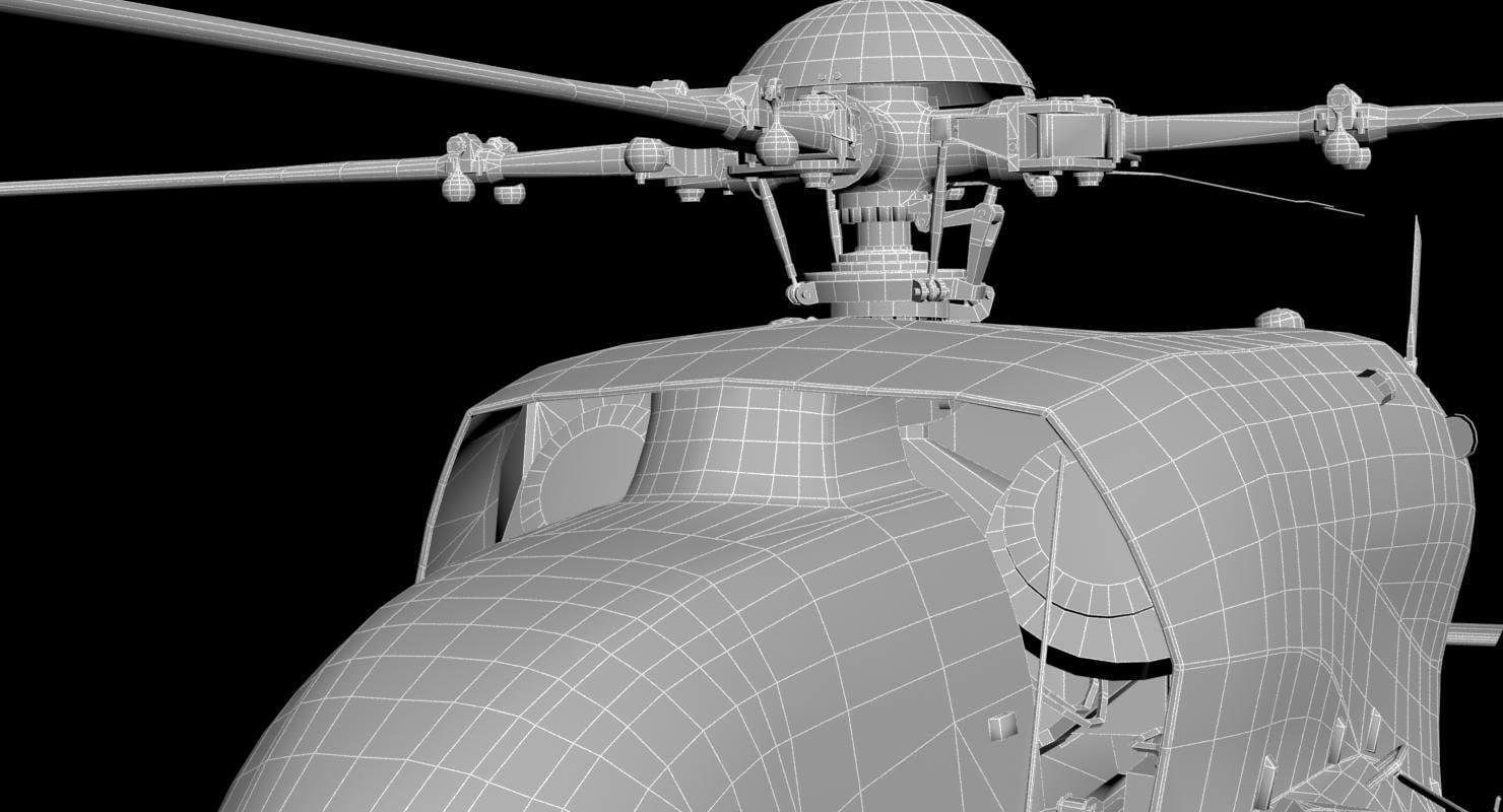 MBB-Kawasaki BK-117 3D model_41