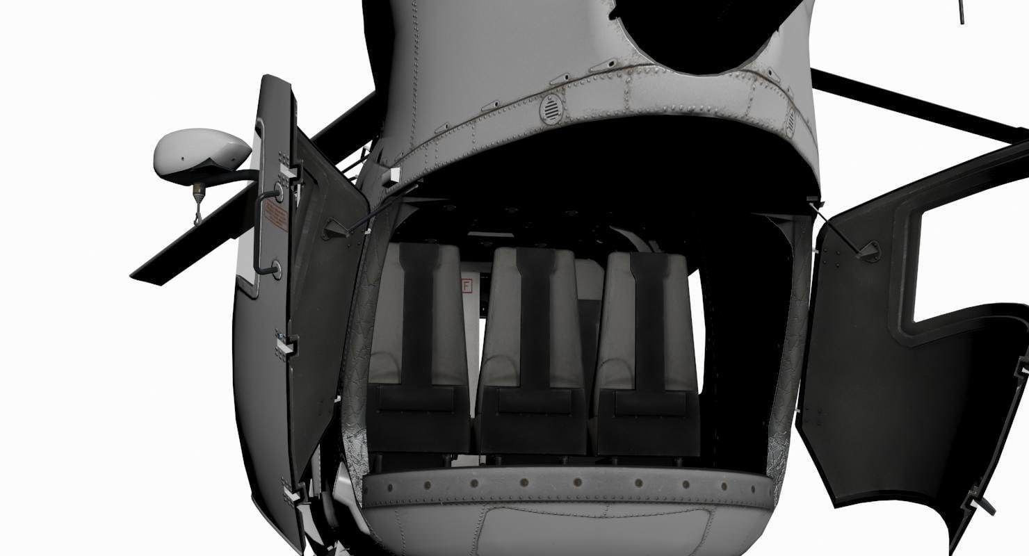 MBB-Kawasaki BK-117 3D model_20