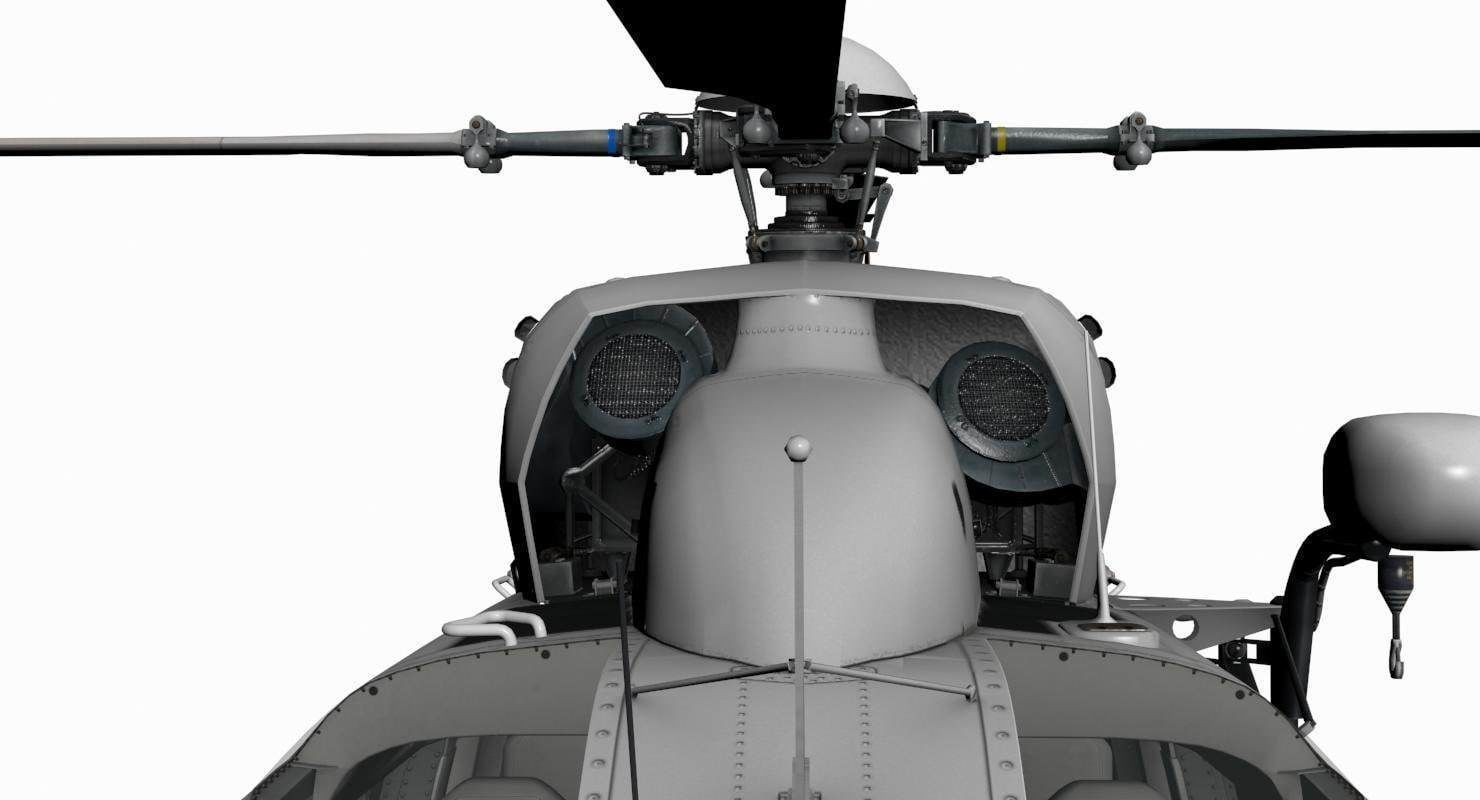 MBB-Kawasaki BK-117 3D model_12