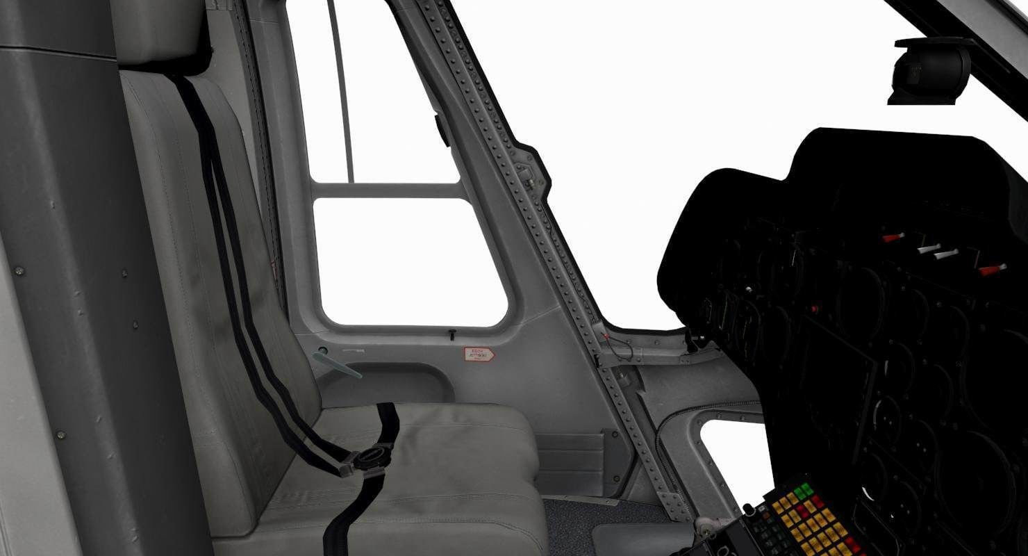 MBB-Kawasaki BK-117 3D model_29