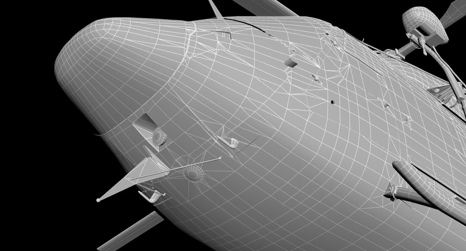 MBB-Kawasaki BK-117 3D model_40