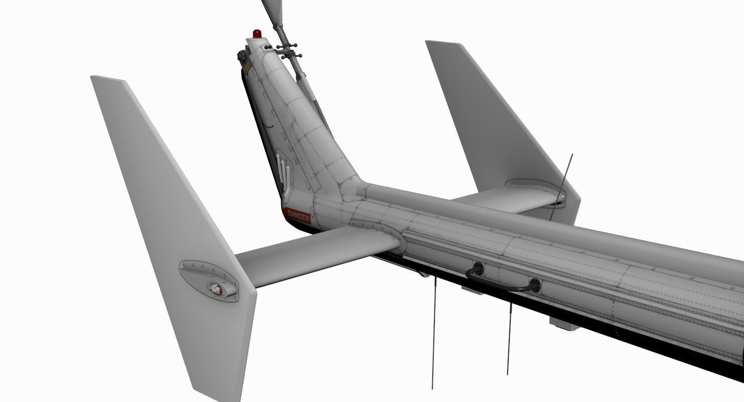 MBB-Kawasaki BK-117 3D model_2