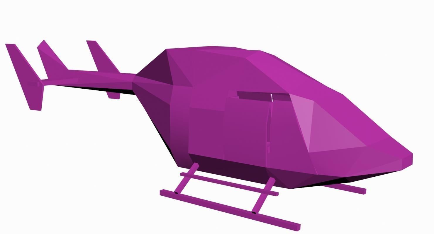 MBB-Kawasaki BK-117 3D model_33