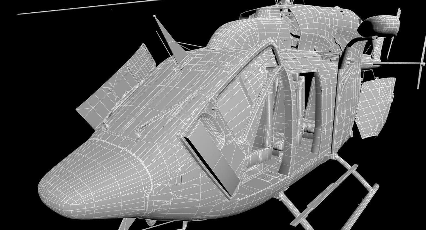 MBB-Kawasaki BK-117 3D model_50