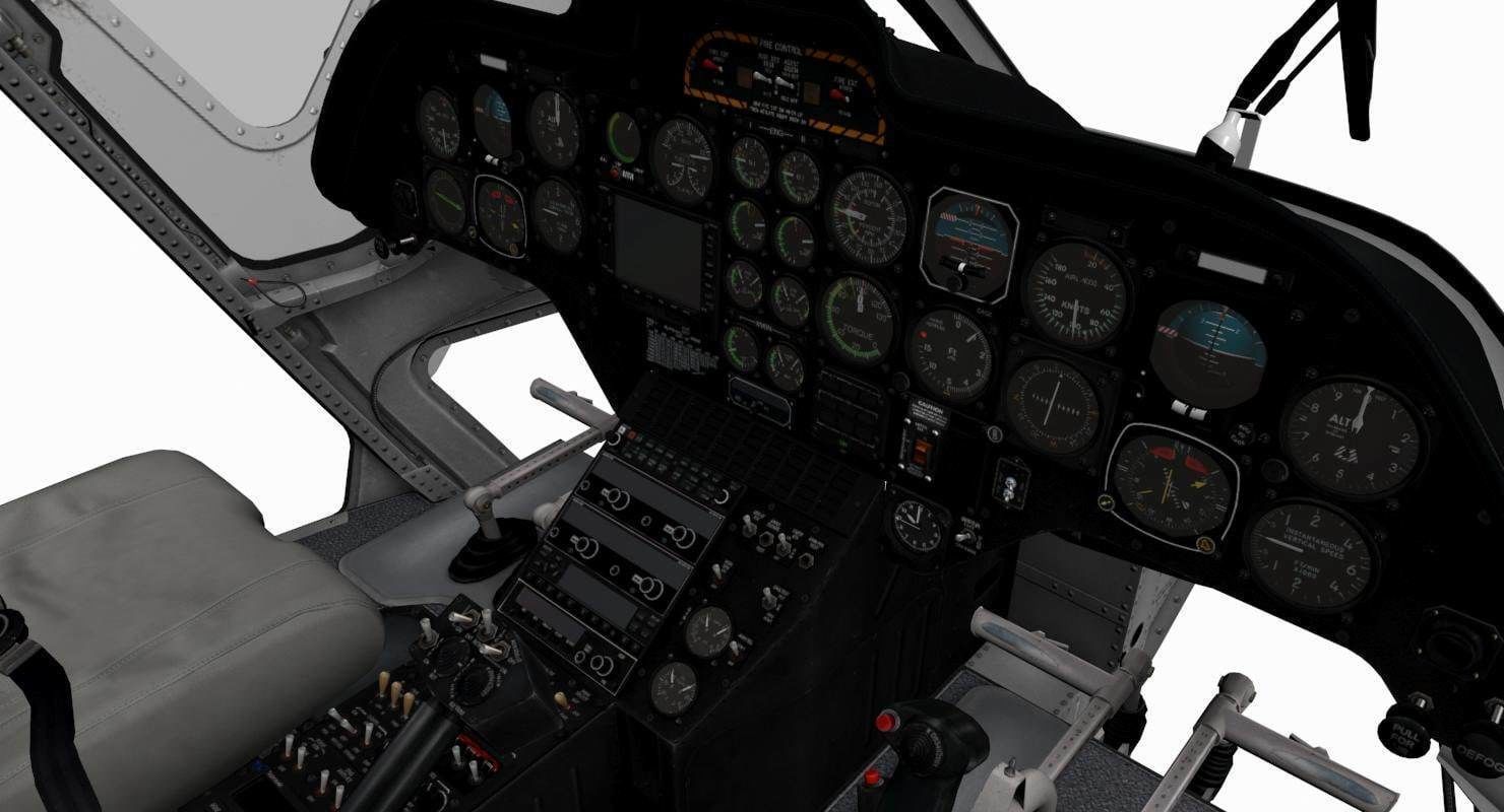 MBB-Kawasaki BK-117 3D model_23