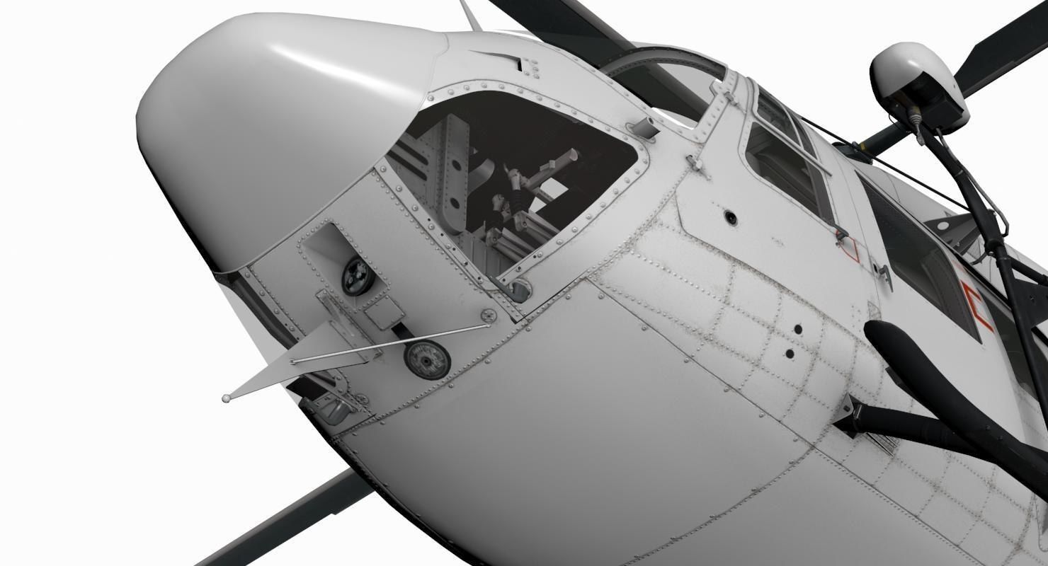 MBB-Kawasaki BK-117 3D model_9