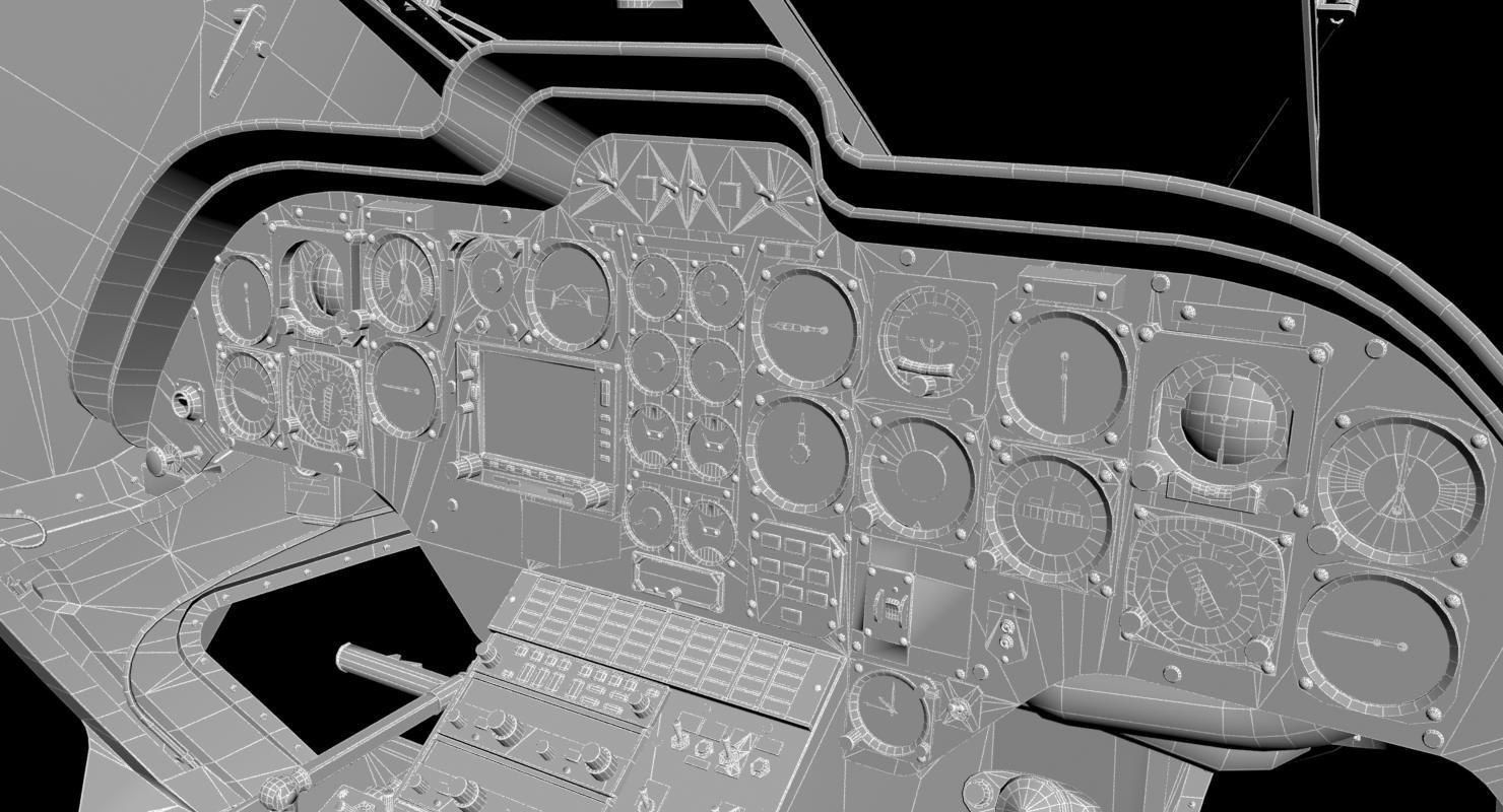 MBB-Kawasaki BK-117 3D model_45