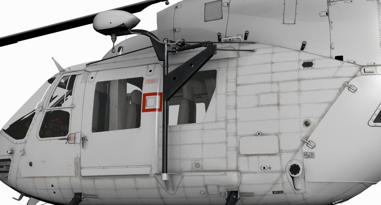 MBB-Kawasaki BK-117 3D model_7