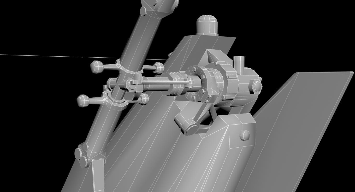 MBB-Kawasaki BK-117 3D model_43