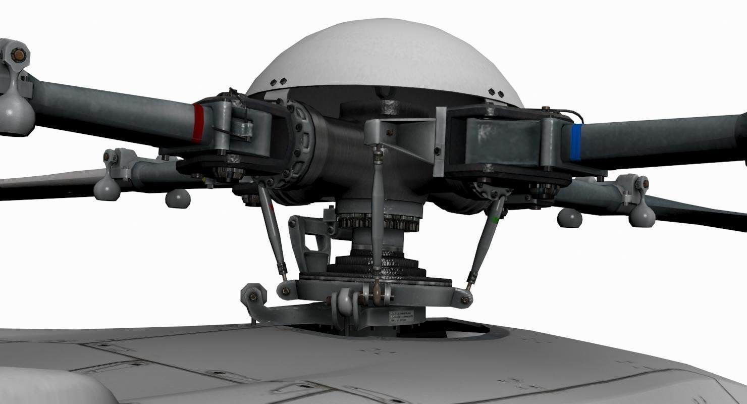 MBB-Kawasaki BK-117 3D model_14