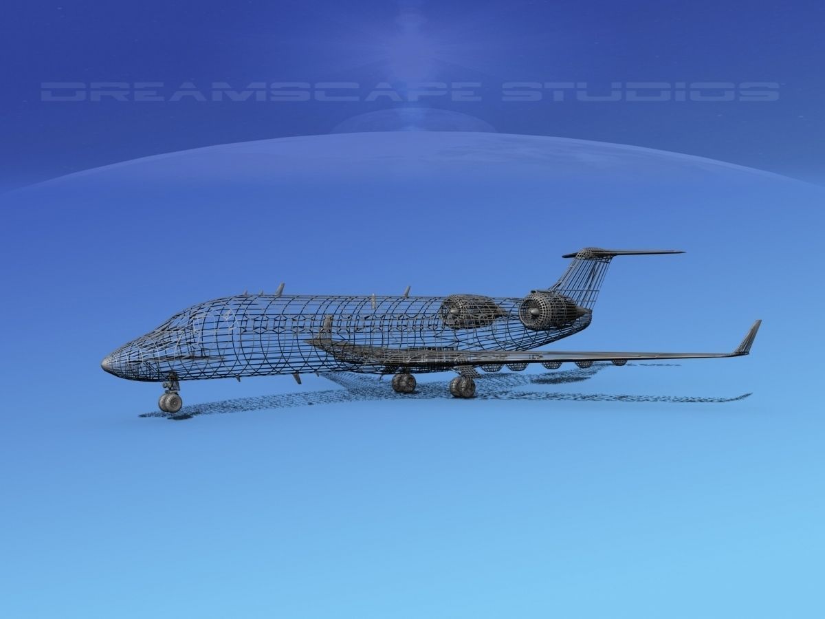 Canadair CRJ200 Corporate 3 3D model_11