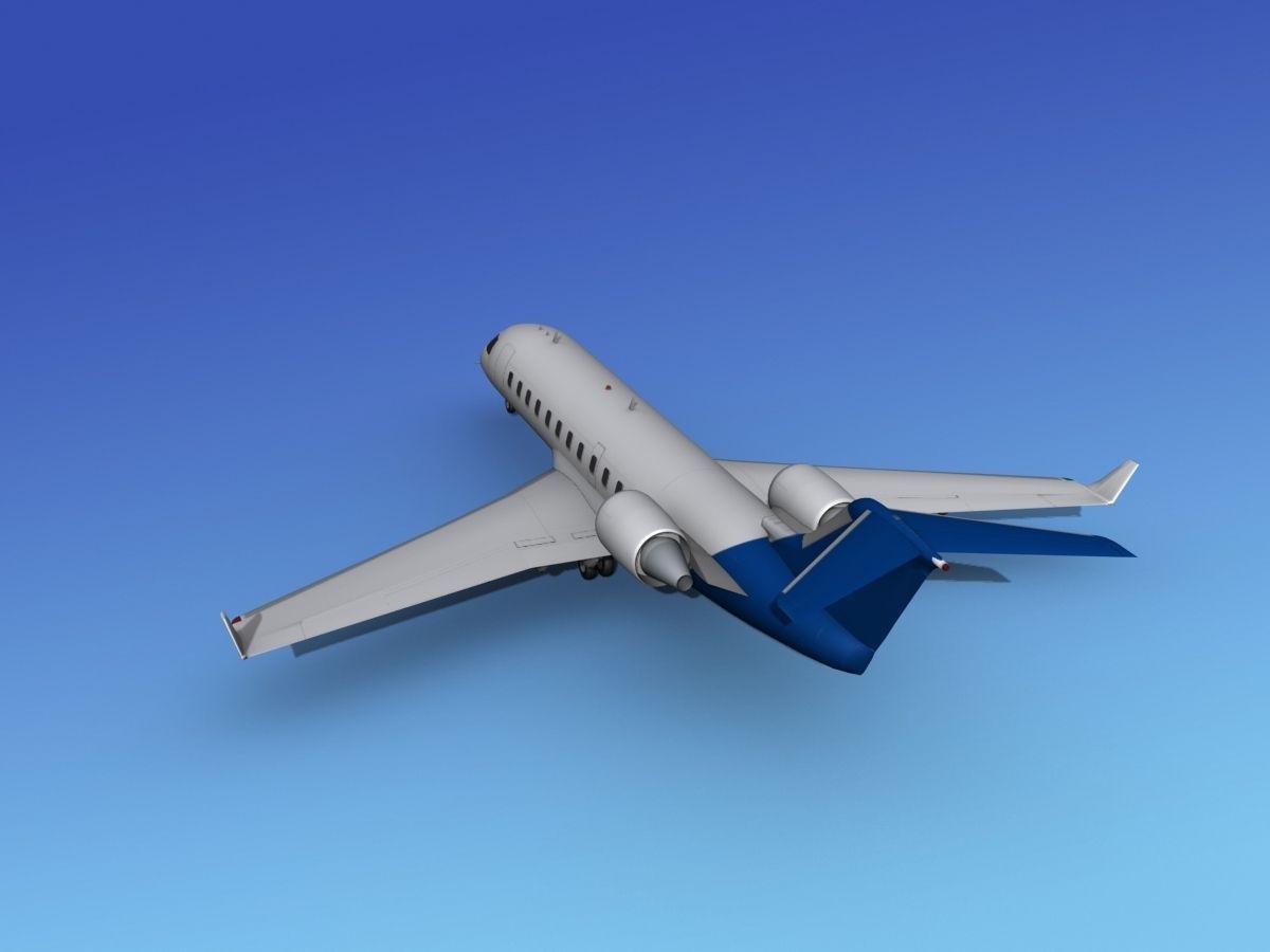 Canadair CRJ200 Corporate 3 3D model_7