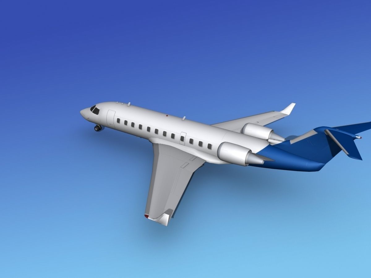 Canadair CRJ200 Corporate 3 3D model_8