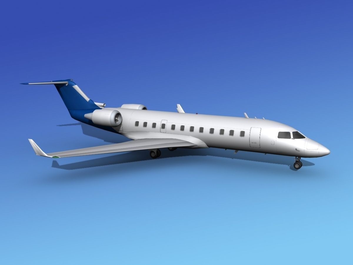 Canadair CRJ200 Corporate 3 3D model_2