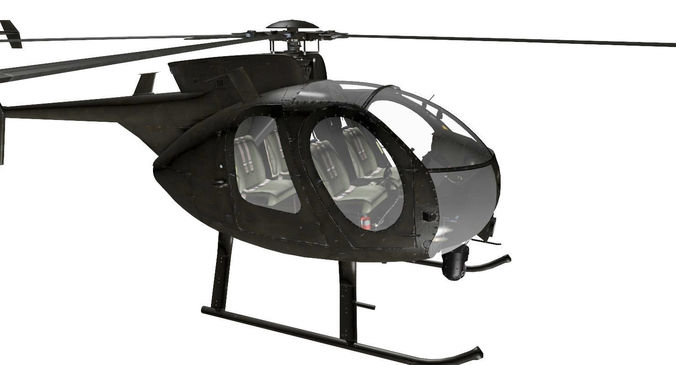 MD MH-6 Little Bird 3D model