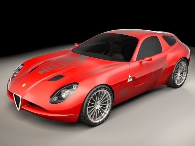 Zagato Alfa Romeo TZ3 Corsa 3D model
