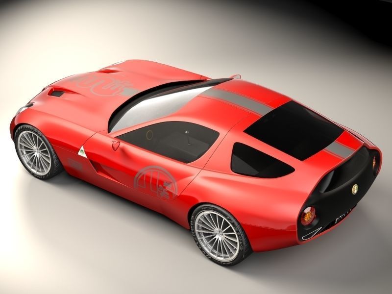 Zagato Alfa Romeo TZ3 Corsa 3D model_7
