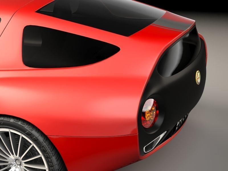 Zagato Alfa Romeo TZ3 Corsa 3D model_6