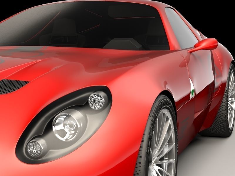 Zagato Alfa Romeo TZ3 Corsa 3D model_8