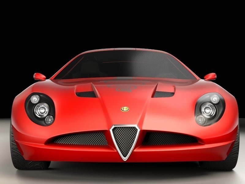 Zagato Alfa Romeo TZ3 Corsa 3D model_3