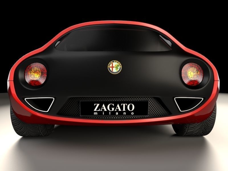 Zagato Alfa Romeo TZ3 Corsa 3D model_5