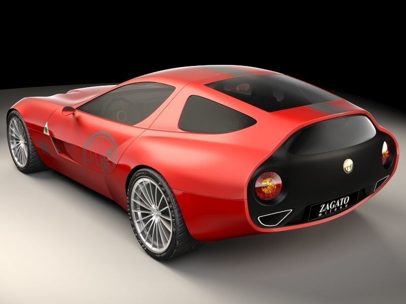 Zagato Alfa Romeo TZ3 Corsa 3D model_1