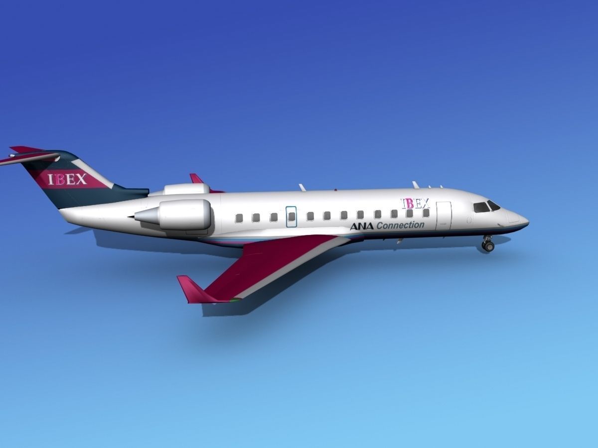 Canadair CRJ200 Ibex Airlines 3D model_4