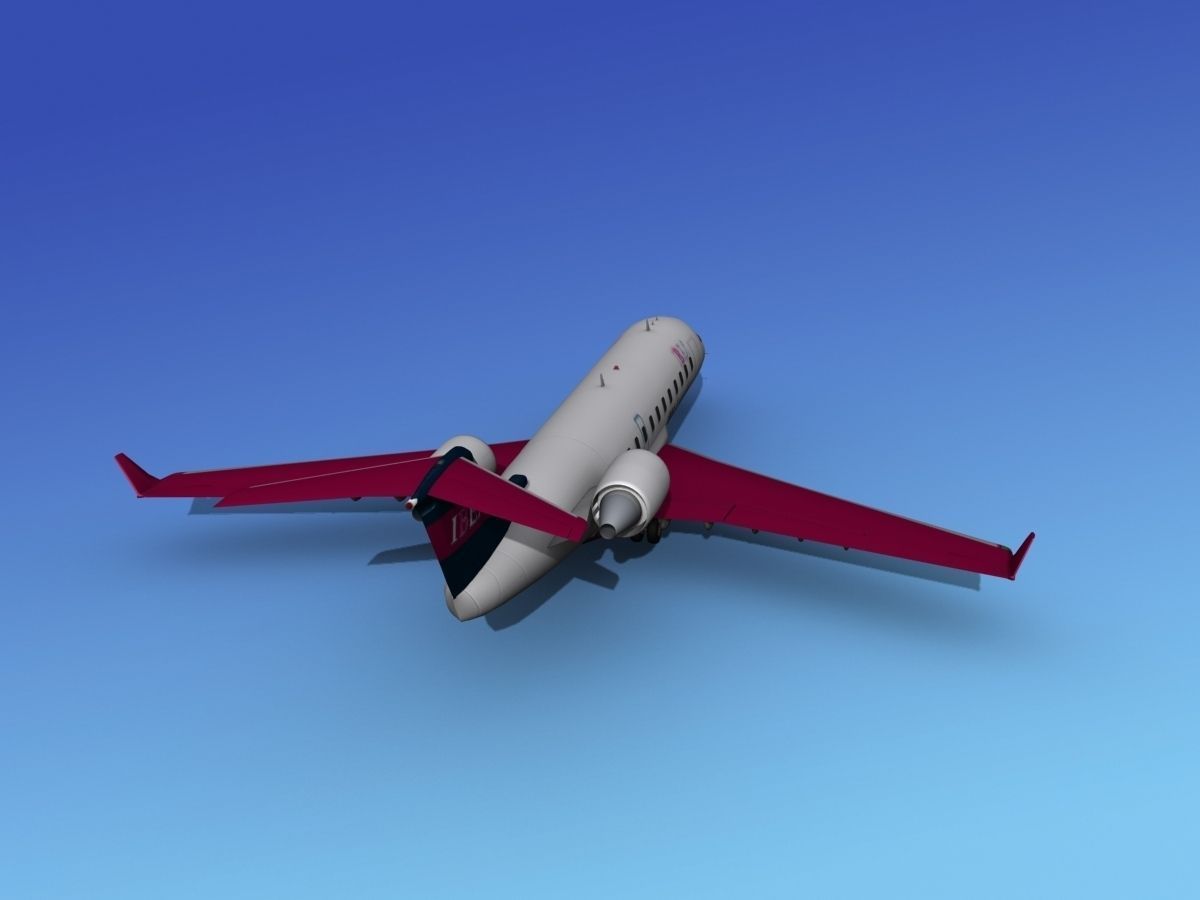 Canadair CRJ200 Ibex Airlines 3D model_3