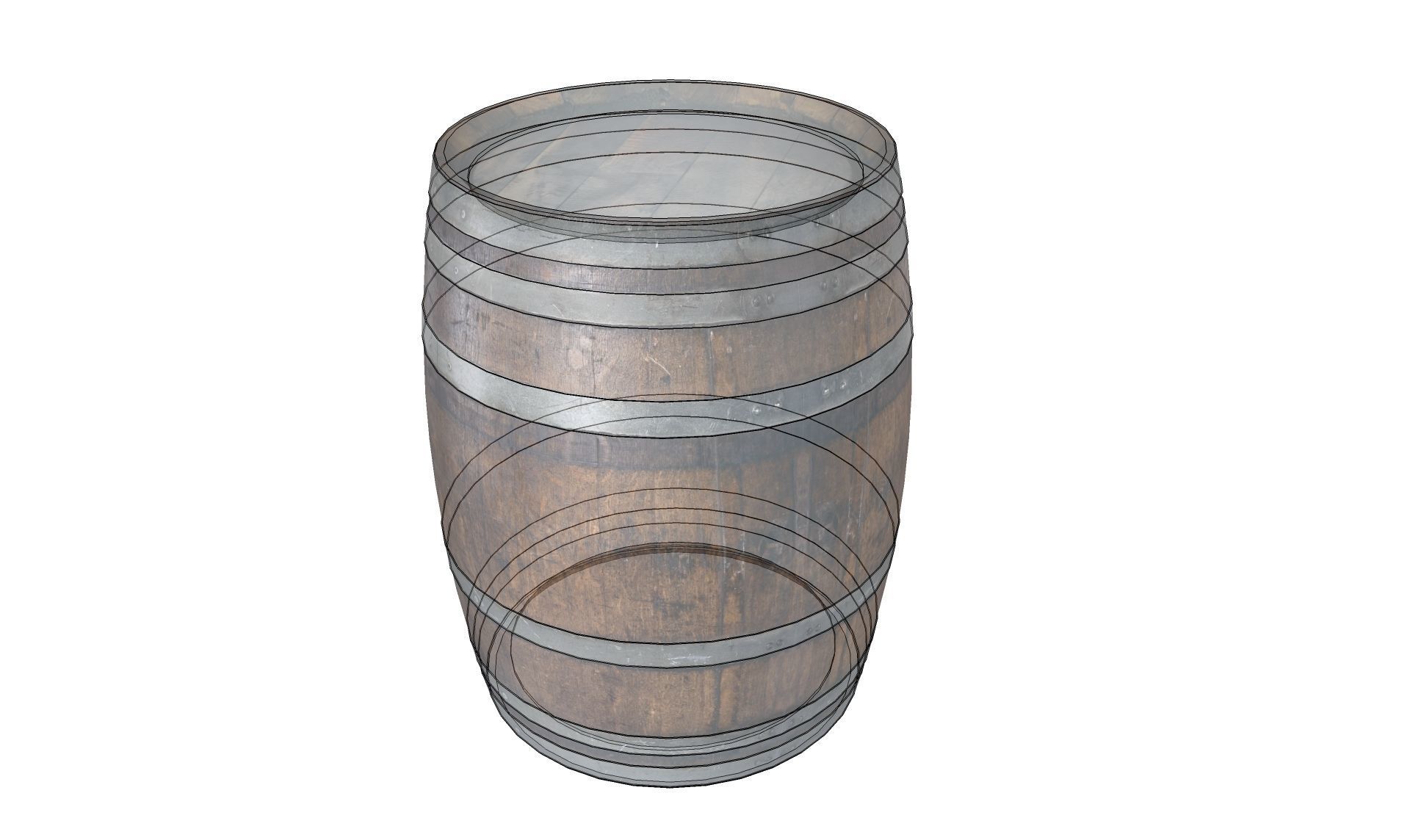 Barrel 3D model_12