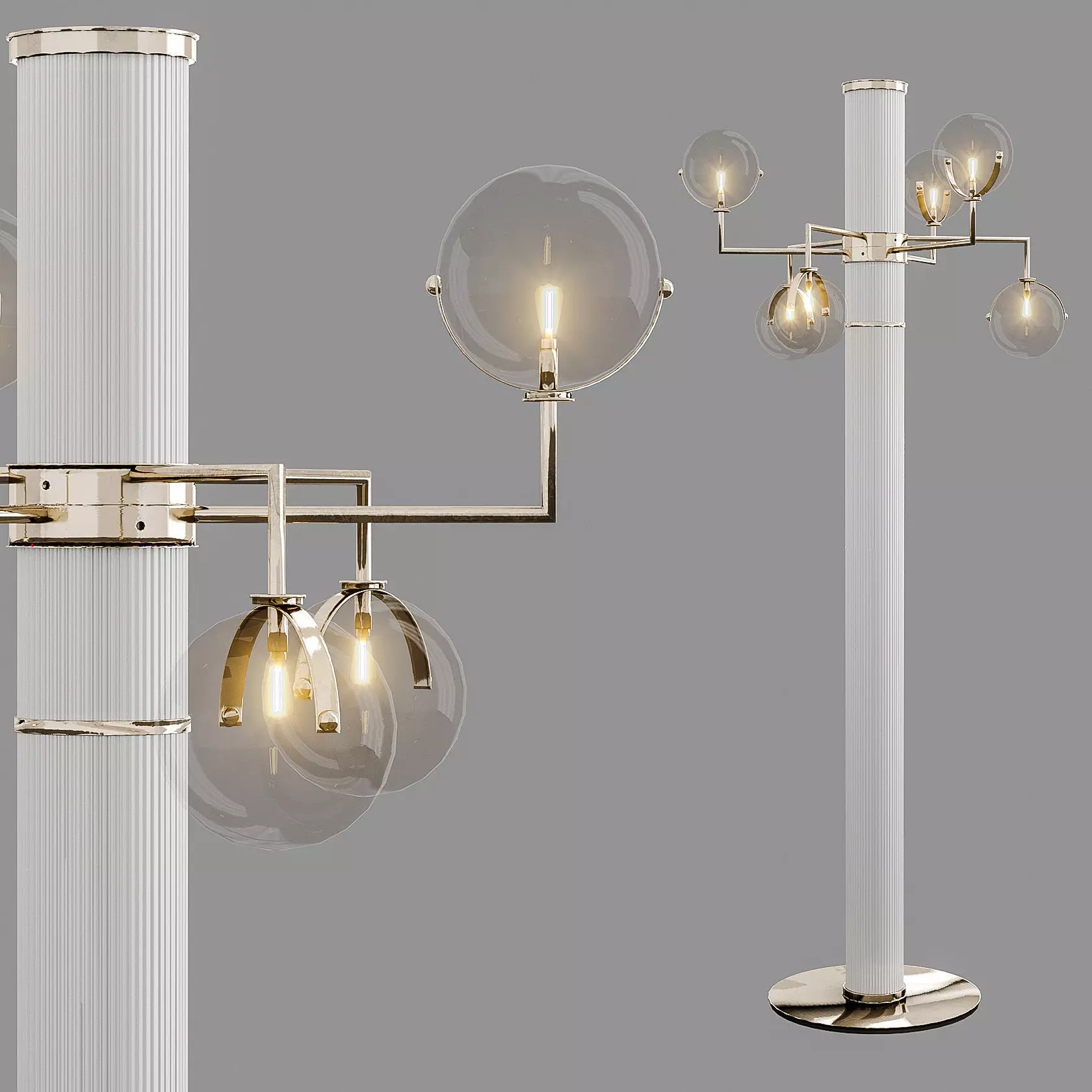 Turri Lowpoly madison standing lamp Low-poly 3D model