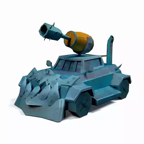 War Tank  Lowpoly