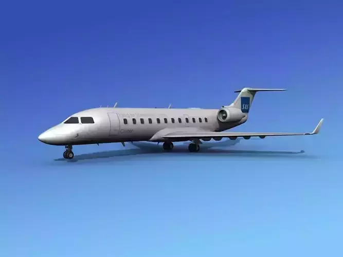 Canadair CRJ200 SAS 3D model
